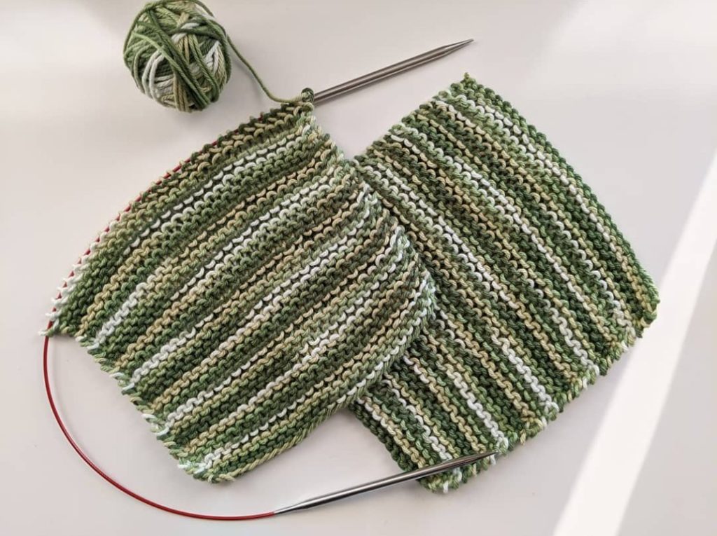 Two MultiGreen Washcloths